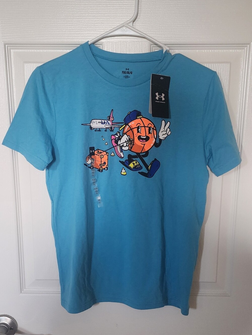 NWT Under Armour Light Blue Basketball Shirt